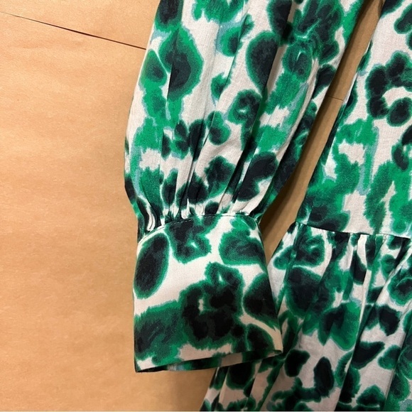 Baum und Pferdgarten Anise Dress Floating Flower Green Popover Mini Size XS (34) - Picture 7 of 12